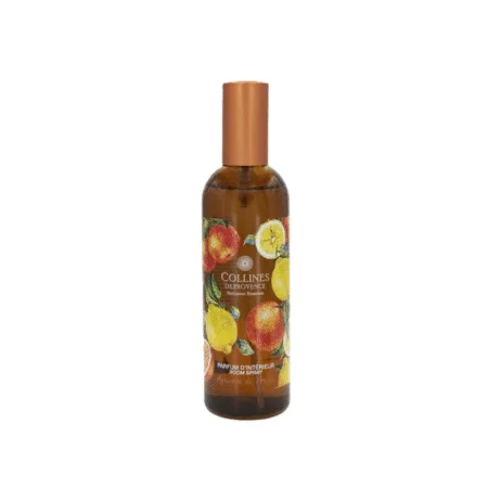 Spray d’ambiance Collines de Provence – flacon parfumé aux agrumes du verger, esprit frais et ensoleillé