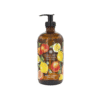 Flacon design de savon liquide parfum agrumes, Collines de Provence, ambiance fruitée et naturelle