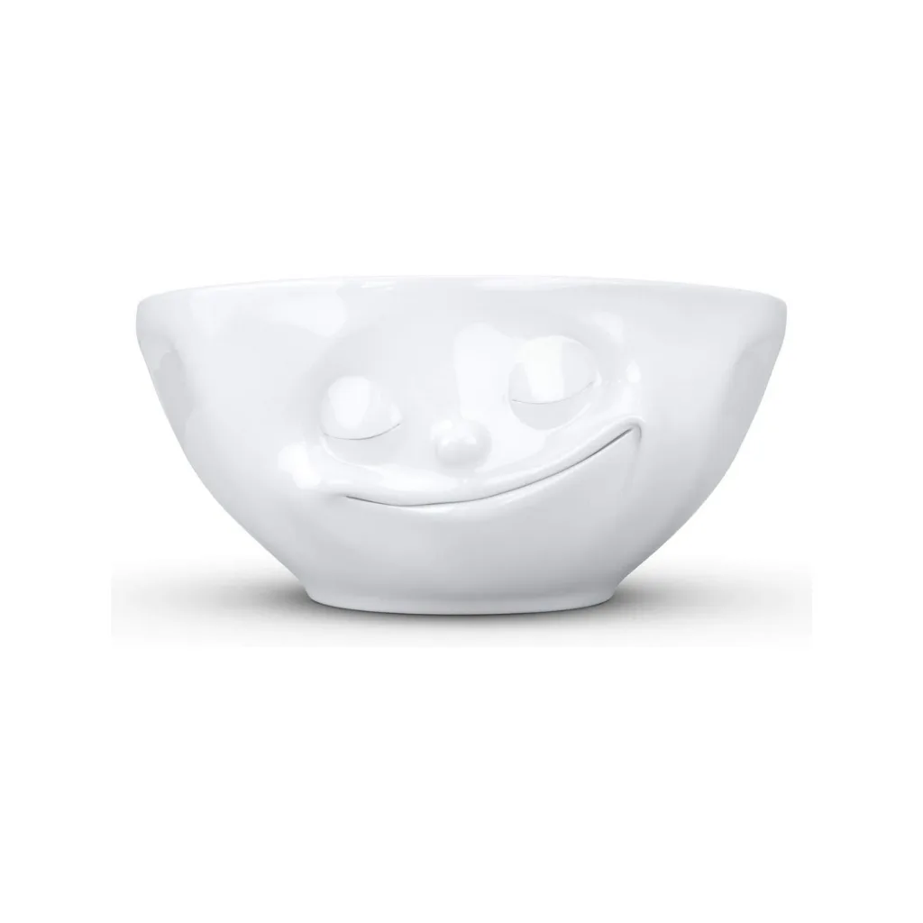 Bol 350 ml avec expression contente, vue de face