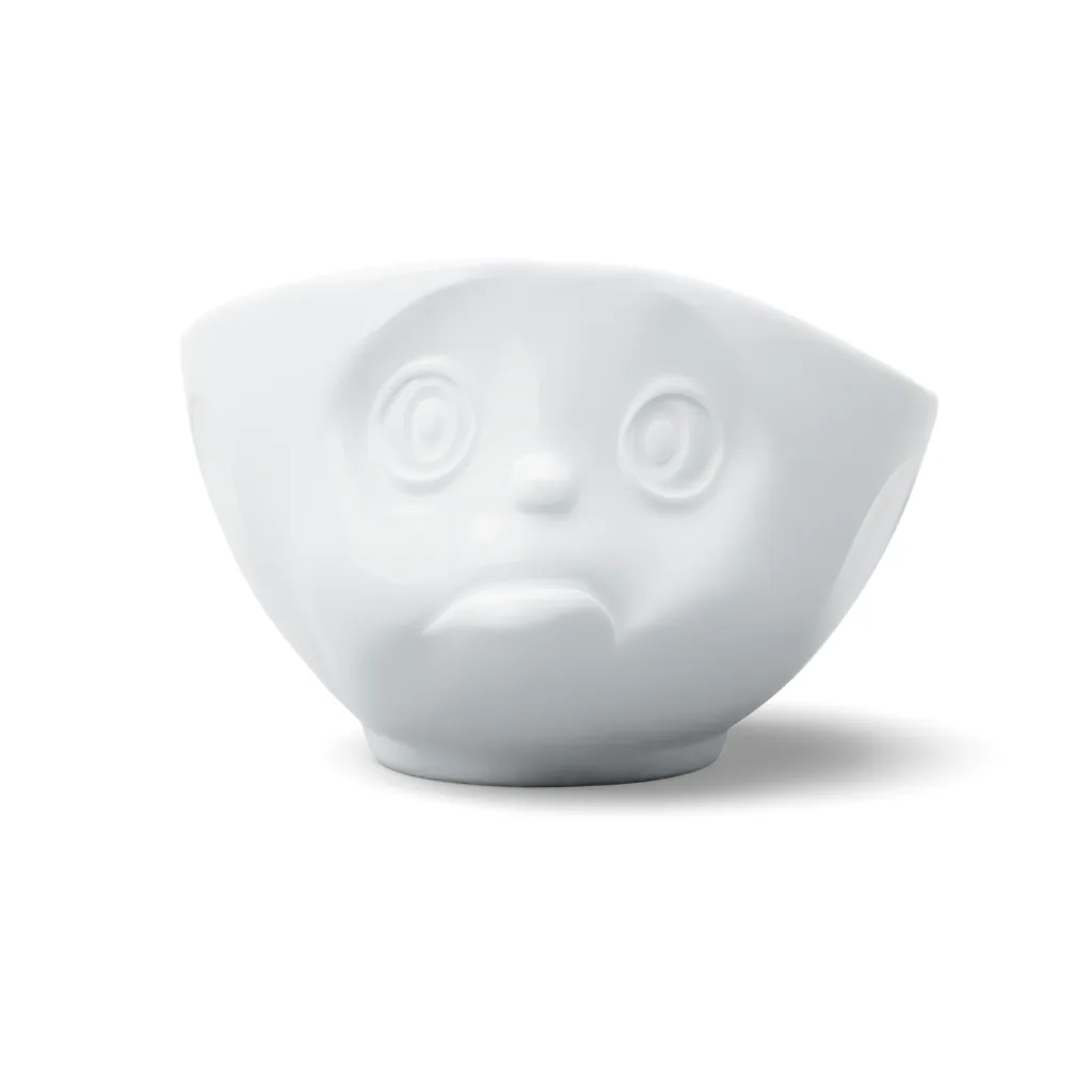 Bol "Oh s’il te plaît" vide avec une expression de demande