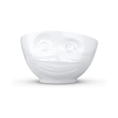 Bol "Confiant" portant un masque de protection sanitaire