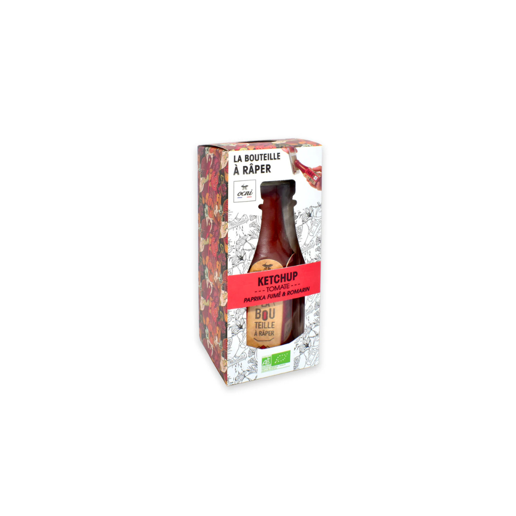 Bouteille de Ketchup à Râper 355g OCNI – Le ketchup réinventé, pour une touche fun et originale dans vos plats.