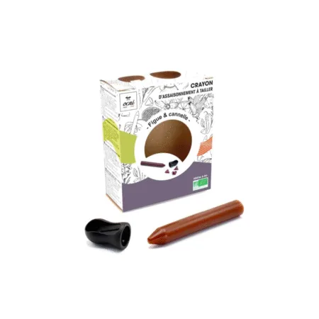 Crayon à tailler Figue & Cannelle OCNI 78g, condiment design et mélange de saveurs