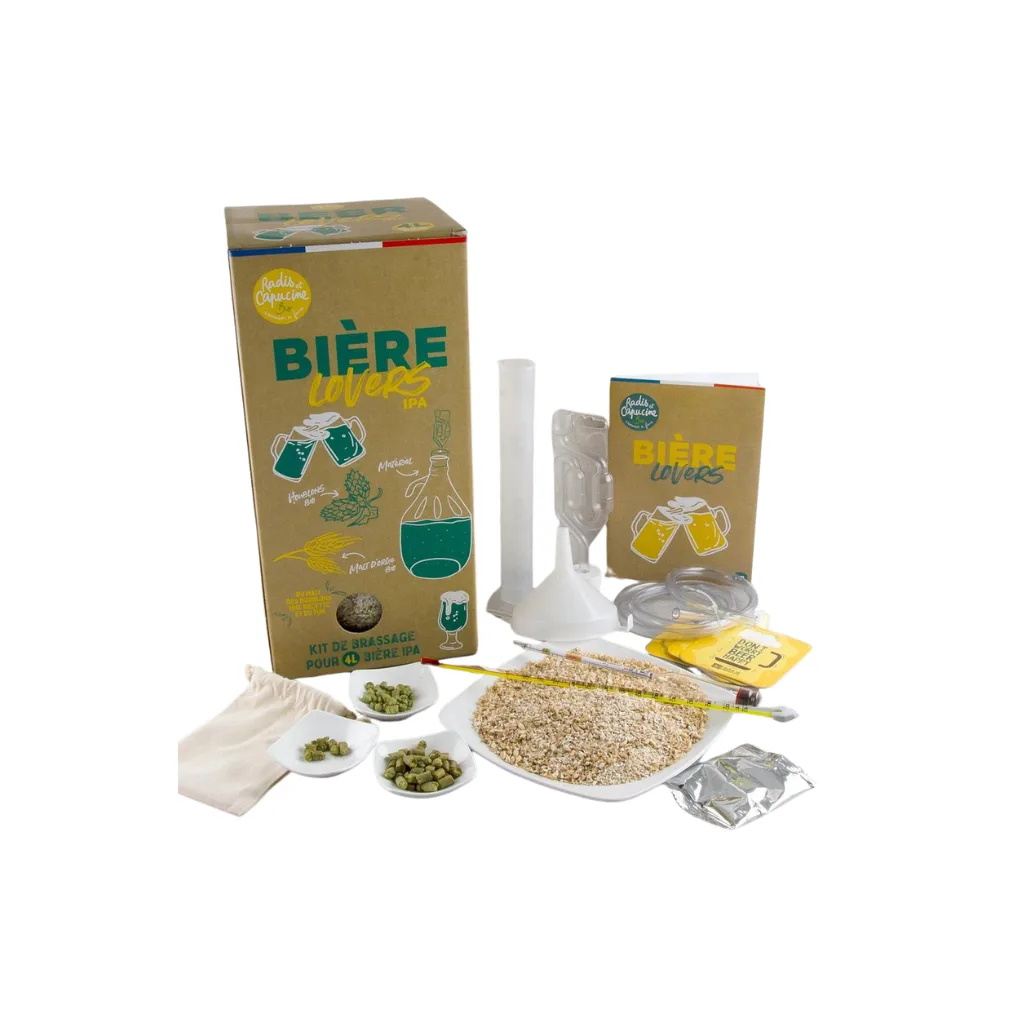 Kit de brassage maison pour 4 litres de bière IPA, complet et facile à utiliser