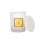 Bougie parfumée 180g Colline de Provence Bois d’Orient, dans un pot élégant, diffusant une lueur chaleureuse et une ambiance exotique.