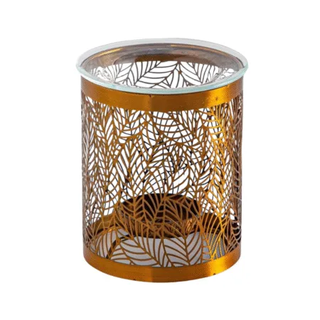 Brûle-parfum Leaves en céramique au design inspiré des feuilles, élégant et naturel