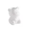 Brûle-parfum Teddy en forme d’ourson mignon, céramique douce finition brillante