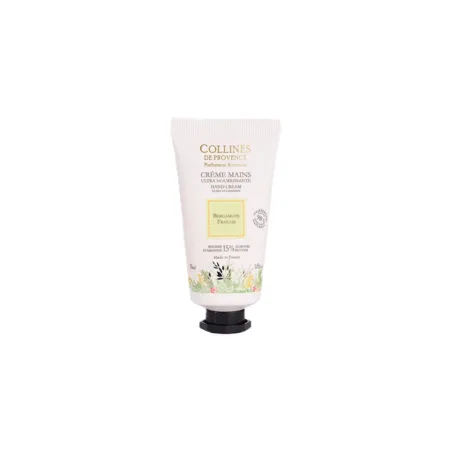 Tube de crème mains Colline de Provence 30ml senteur Bergamote Fraîche.