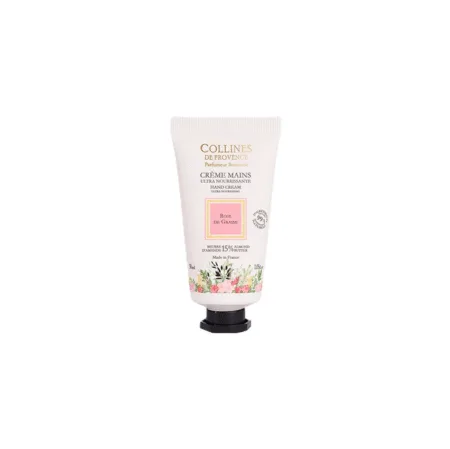 Crème mains Rose de Grasse 30ml – Colline de Provence, soin nourrissant et parfumé à la rose pour des mains douces, hydratées et délicatement fleuries.