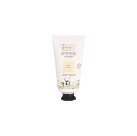 Crème pour les mains Thé Blanc 30ml – Colline de Provence, soin hydratant aux notes fraîches et subtiles, dans un tube élégant à glisser partout.