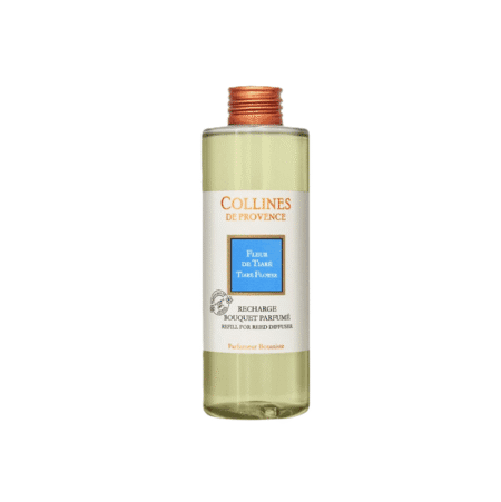 Recharge diffuseur de parfum 200ml Fleur de Tiaré – Colline de Provence, parfum tropical et envoûtant pour une ambiance exotique prolongée