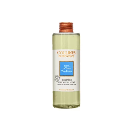 Recharge diffuseur de parfum 200ml Fleur de Tiaré – Colline de Provence, parfum tropical et envoûtant pour une ambiance exotique prolongée