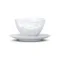 Tasse à thé avec expression malicieuse