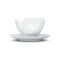 Tasse à thé en céramique avec expression attendrissante