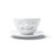 Tasse à thé en céramique avec expression rieuse