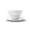 Tasse à thé en céramique avec expression rieuse