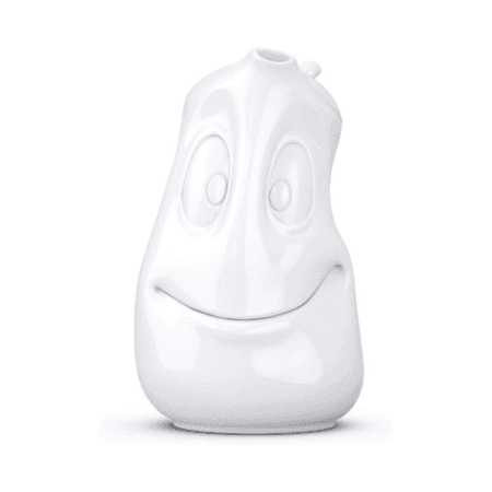 Théière 1.2L avec expression joyeuse, vue de face