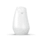 Vase en céramique avec expression détendue, vue de face