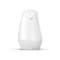 Vase en céramique avec expression détendue, vue de face