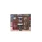 Coffret rétro contenant quatre produits sucrés artisanaux : sirop, sucre chocolat, bonbons, confiture