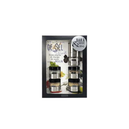Coffret gourmet de sels aromatisés artisanaux