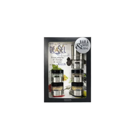 Coffret gourmet de sels aromatisés artisanaux