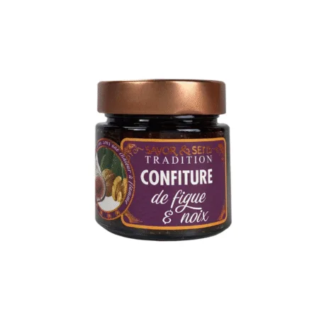 Pot de confiture figue et noix 270g