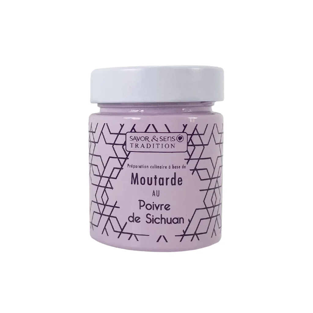 Pot de moutarde artisanale au poivre de Sichuan – 130g