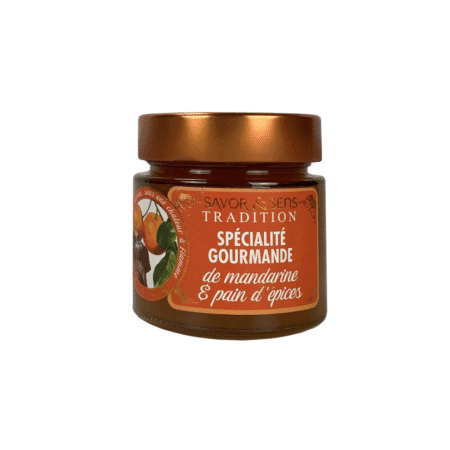 Pot de confiserie mandarine et pain d’épices 270g