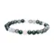 bracelet agate mousse boule 6mm pierre naturelle verte