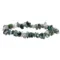 bracelet chips agate mousse pierre naturelle verte