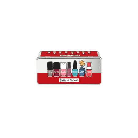 Boîte à vernis ongles grande capacité en métal
