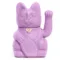 Chat mauve porte-bonheur avec patte mobile, charme intérieur