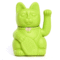 Figurine Lucky Cat Mojito taille M en vert clair avec patte mobile
