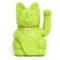 Figurine Lucky Cat Mojito taille M en vert clair avec patte mobile