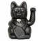 Figurine Lucky Cat Noir Mat taille M avec patte mobile