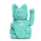 Chat japonais turquoise pour attirer la bonne santé
