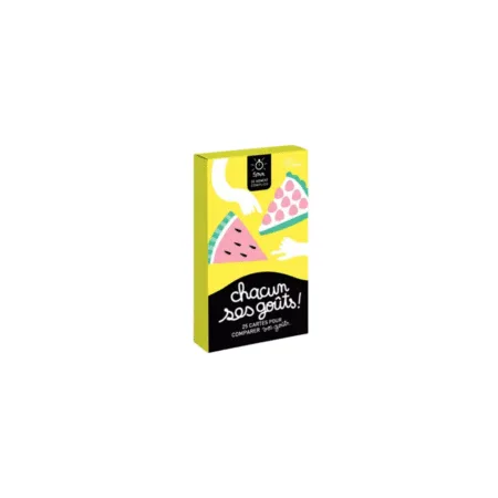 Pack du jeu de cartes Chacun ses goûts de MINUS — boîte jaune