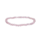 Bracelet en pierre naturelle Quartz Rose 4mm, perles fines roses, élastique solide, bijou zen et élégant