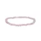 Bracelet en pierre naturelle Quartz Rose 4mm, perles fines roses, élastique solide, bijou zen et élégant