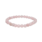 Bracelet en pierre naturelle Quartz Rose 6mm, perles roses douces, Ă©lastique solide, bijou bien-ĂȘtre