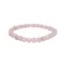 Bracelet en pierre naturelle Quartz Rose 6mm, perles roses douces, élastique solide, bijou bien-être