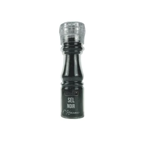 Flacon de sel noir d’Hawaï 145g, sel de mer infusé au charbon actif – Savor & Sens