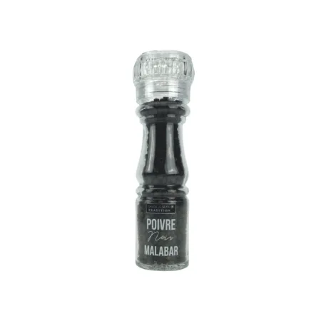 Flacon de 65 g de poivre noir Malabar – Savor & Sens