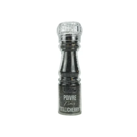 Photo du pot de poivre noir Tellicherry d’Inde 75g – Savor & Sens