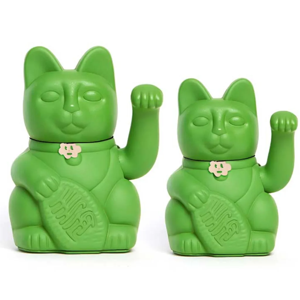 Comparatif tailles chat vert maneki neko