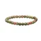 Bracelet en boules d’Unakite naturelles 6 mm