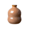 Vase en céramique rose crème CHEHOMA, forme bulle, finition vieillie