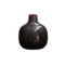 Vase CHEHOMA gris noir en céramique texturée – vue frontale