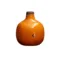 Vase CHEHOMA jaune en céramique artisanale – vue de face